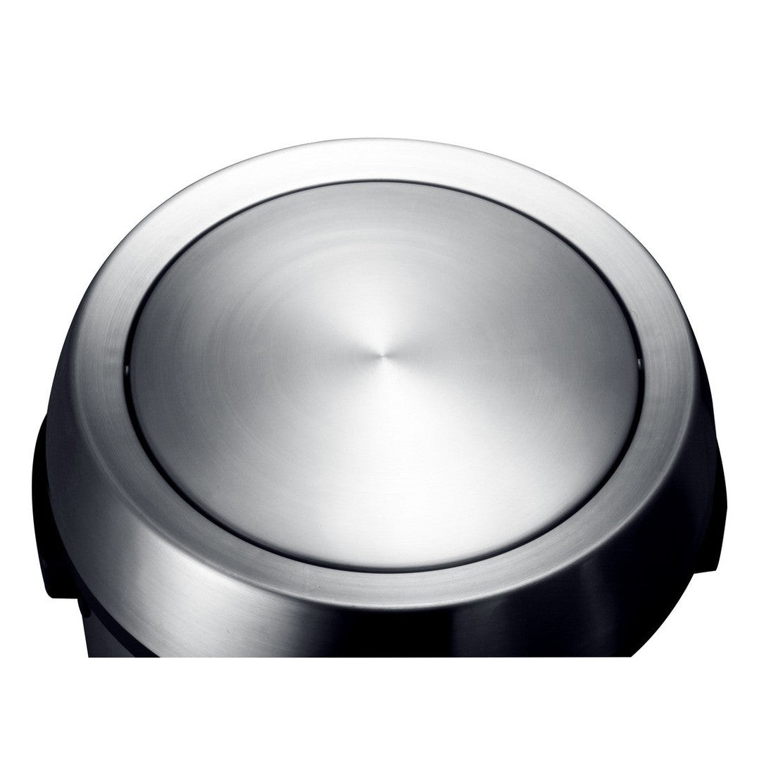 KRD 60 Litre Round Touch Top Bin Swing Stainless Steel