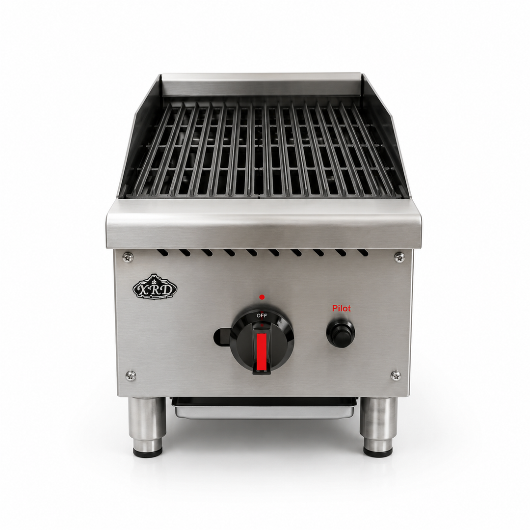 KRD Professional Natural Gas Chargrill 1 burner 7.5kW ECB16SX