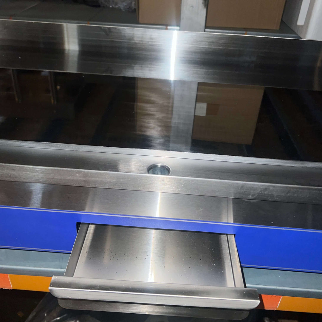 KRD Commercial Electric Griddle Mirror Plate 2 zone 6kW Table top 100cm WG1000SD