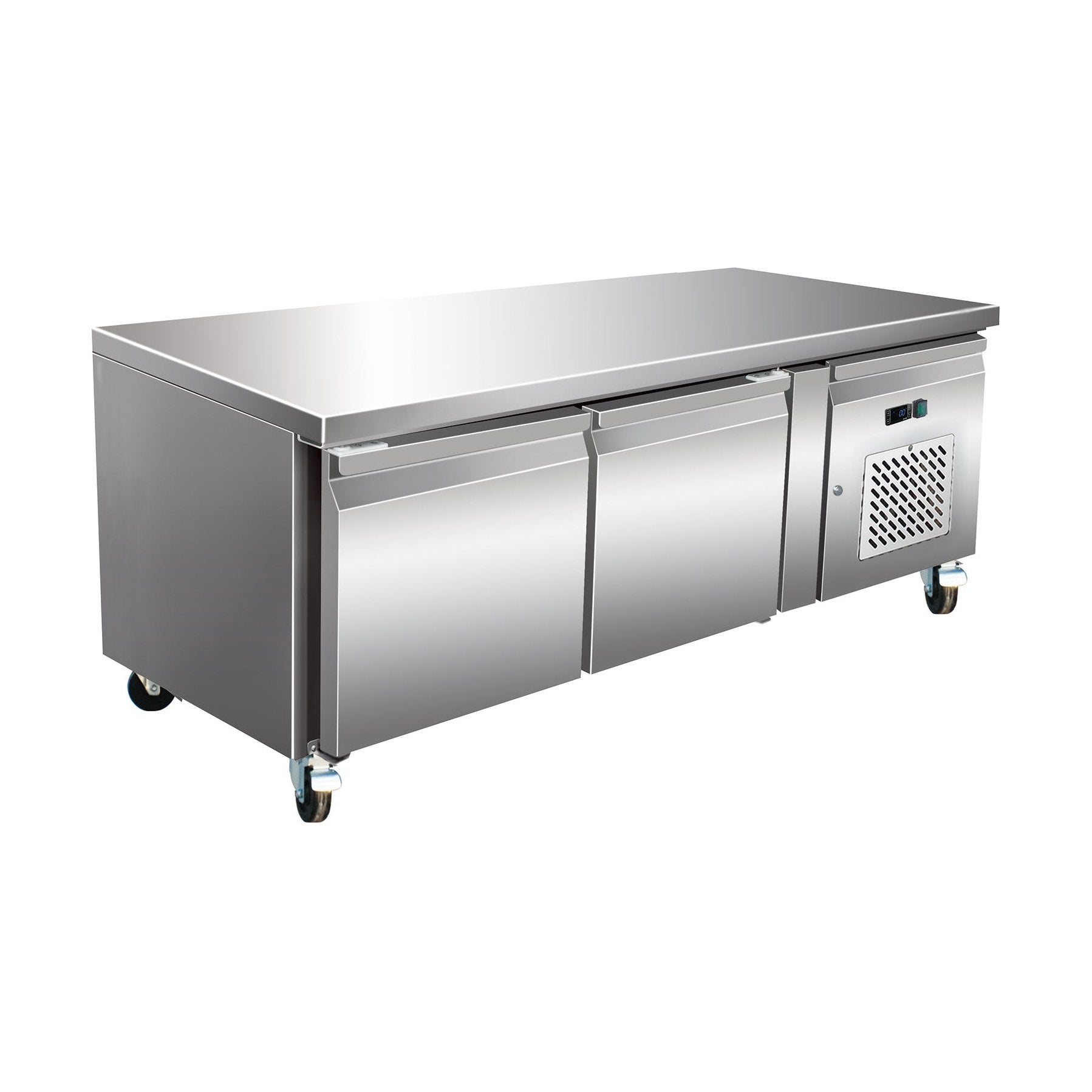 Commercial Low Counter Fridge 2 Door 214L | KRD UGN2100TN – KRD Catering