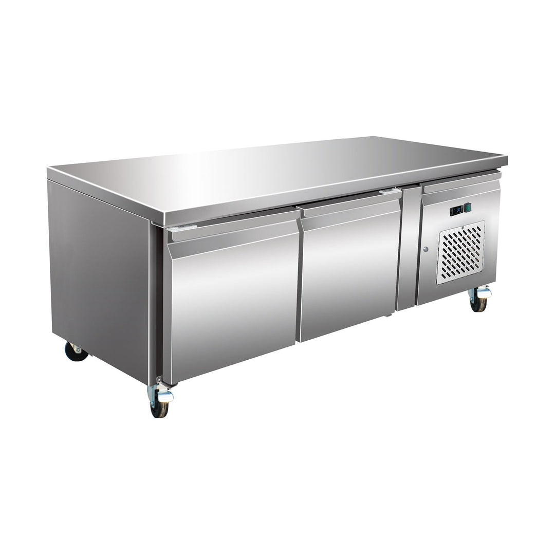 KRD Low Counter Fridge 2 Door 214L 1360mm UGN2100TN
