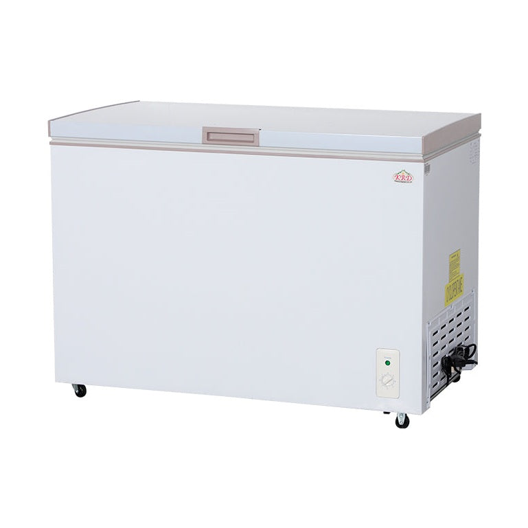 KRD Commercial Chest Freezer 278 Litres Solid Lid 1115x653x835mm White BD-299k