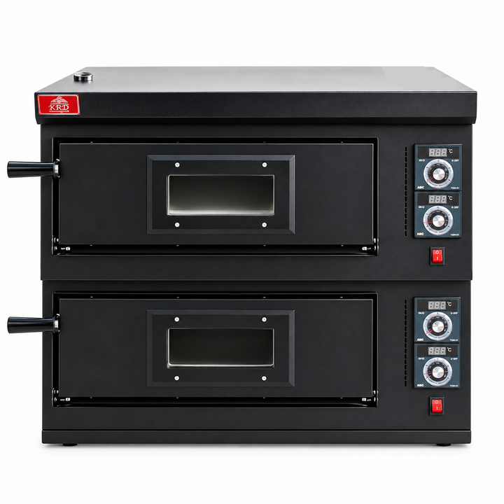 KRD Commercial Electric Double Deck Pizza Oven 9.6kW Three Phase KPO-E2