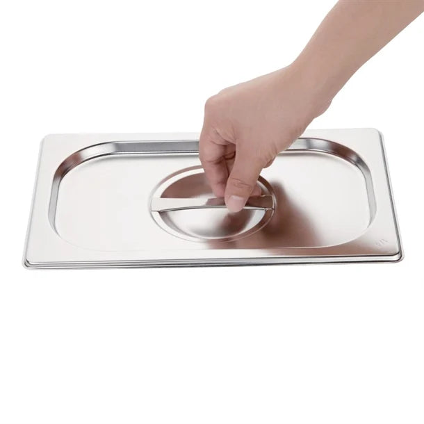 Stainless Steel Gastronorm Container Lid GN 1/4