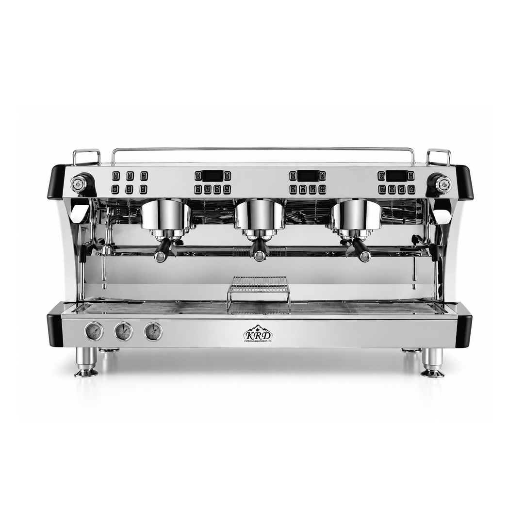 KRD Commercial Espresso Coffee Machine 3 Group Tall Cup 16L K3301A