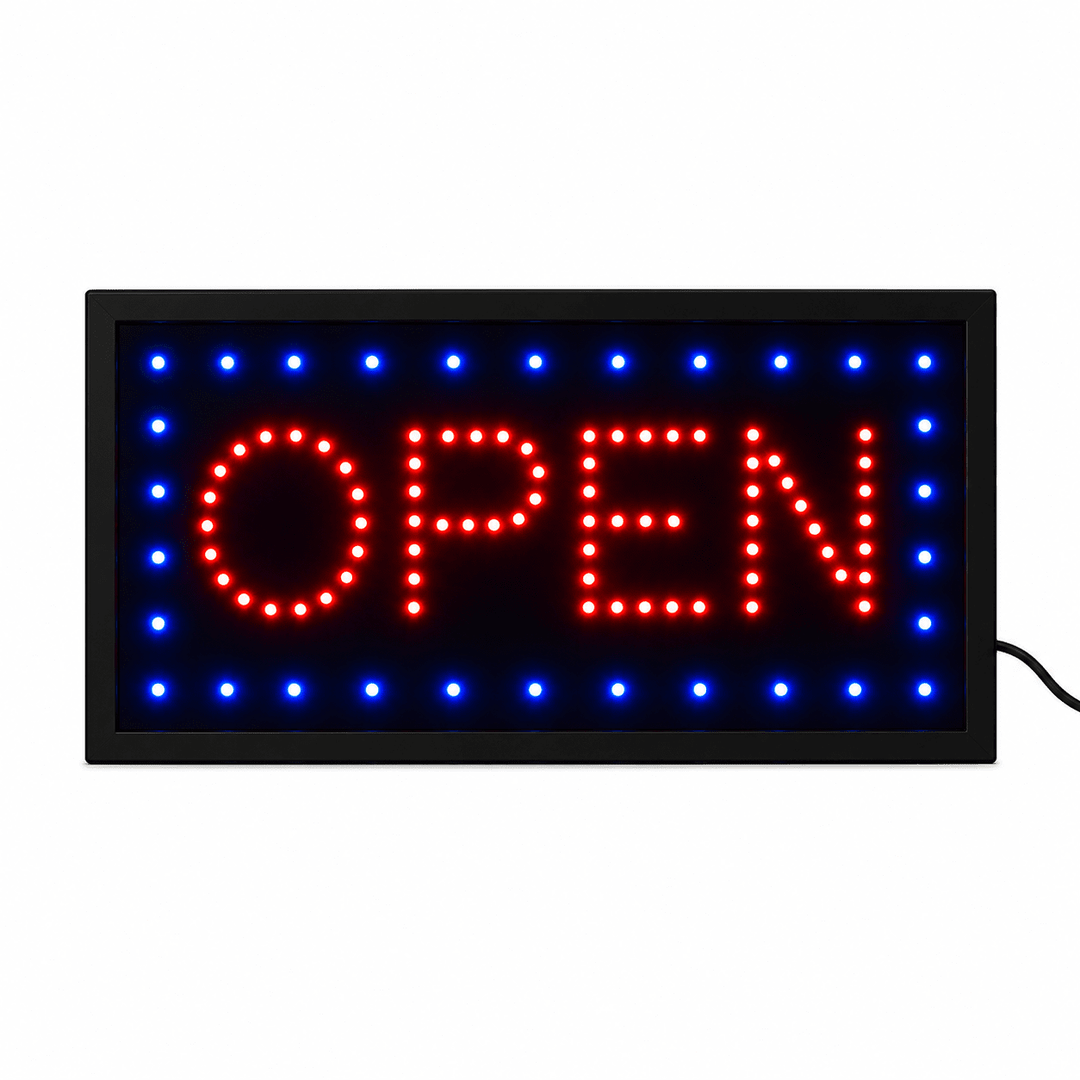 KRD LED OPEN Sign Flashing Shop Window Display TL-031