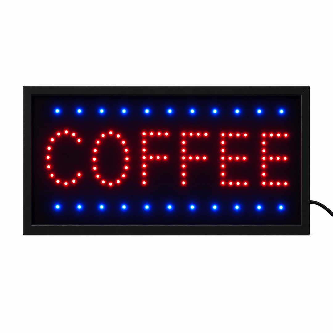 KRD LED COFFEE Sign Flashing Shop Window Display TL-118