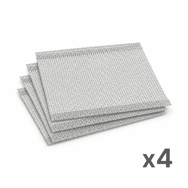 4x KRD Stainless Steel Burner Mesh for Doner Kebab Shawarma Grills