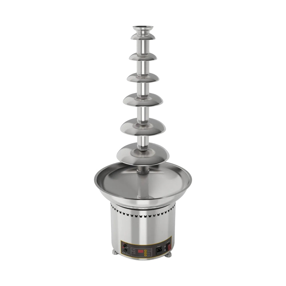 KRD Chocolate Fountain Waterfall 7 Levels with Hot Chocolate Fondue Pot 8kg KCF-7