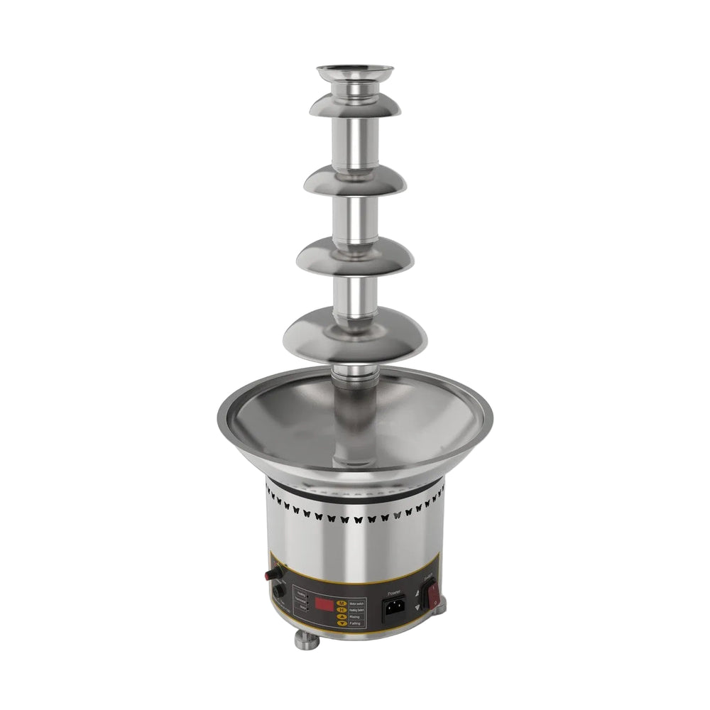 KRD Chocolate Fountain Waterfall 5 Levels with Hot Chocolate Fondue Pot 5kg KCF-5
