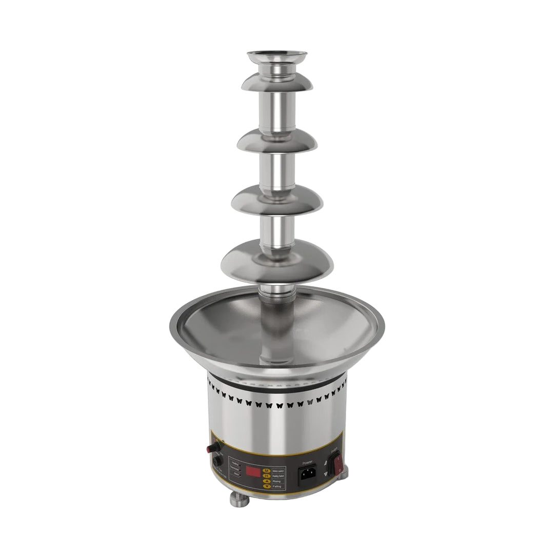 KRD Chocolate Fountain Waterfall 5 Levels with Hot Chocolate Fondue Pot 5kg KCF-5