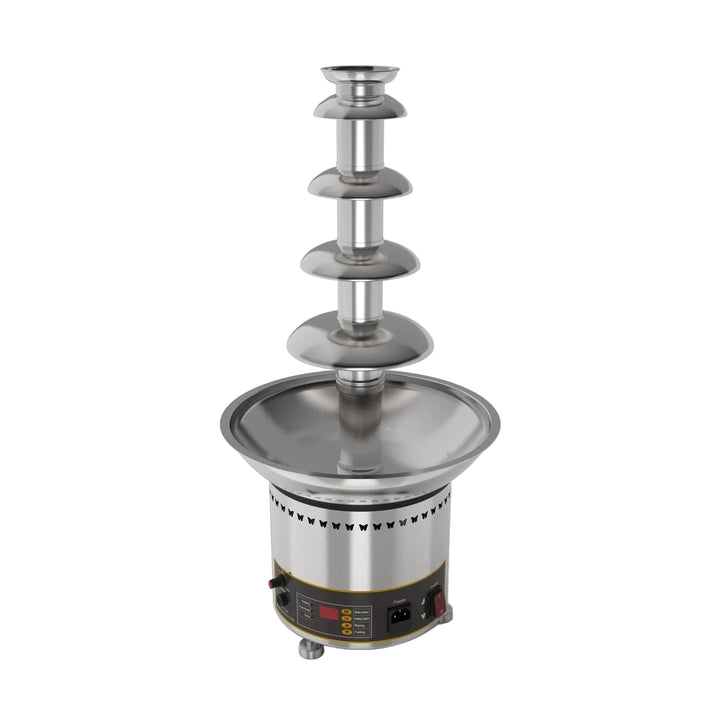KRD Chocolate Fountain Waterfall 5 Levels with Hot Chocolate Fondue Pot 5kg KCF-5