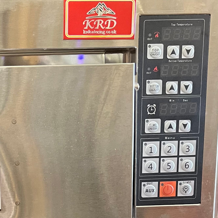 KRD Commercial Double Pizza oven Electric 2 chamber Digital controls 4.5kW HEP2T