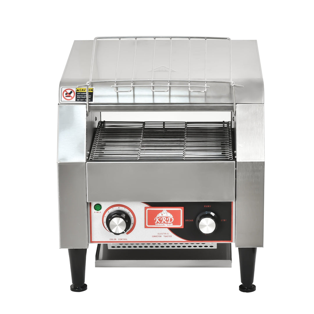 KRD Commercial Electric conveyor toaster 1940W KR-TT-300, stainless steel, ideal for commercial kitchen equipment, efficient toasting.