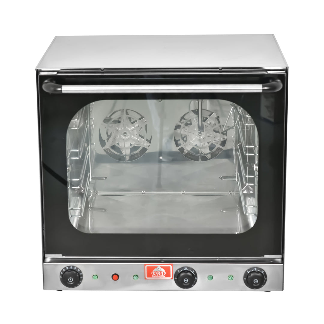 KRD Combi Steamer Electric Convection Oven 2600W KRO-4A, professional stainless steel oven for commercial kitchen equipment.