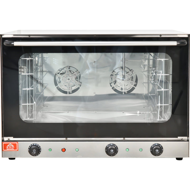 KRD Combi Steamer Electric Convection Oven 5800W KRO-8A, commercial catering equipment with stainless steel design.