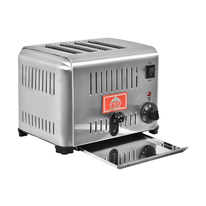 KRD Commercial 4 Slice Toaster Electric stainless steel KR-4ATS