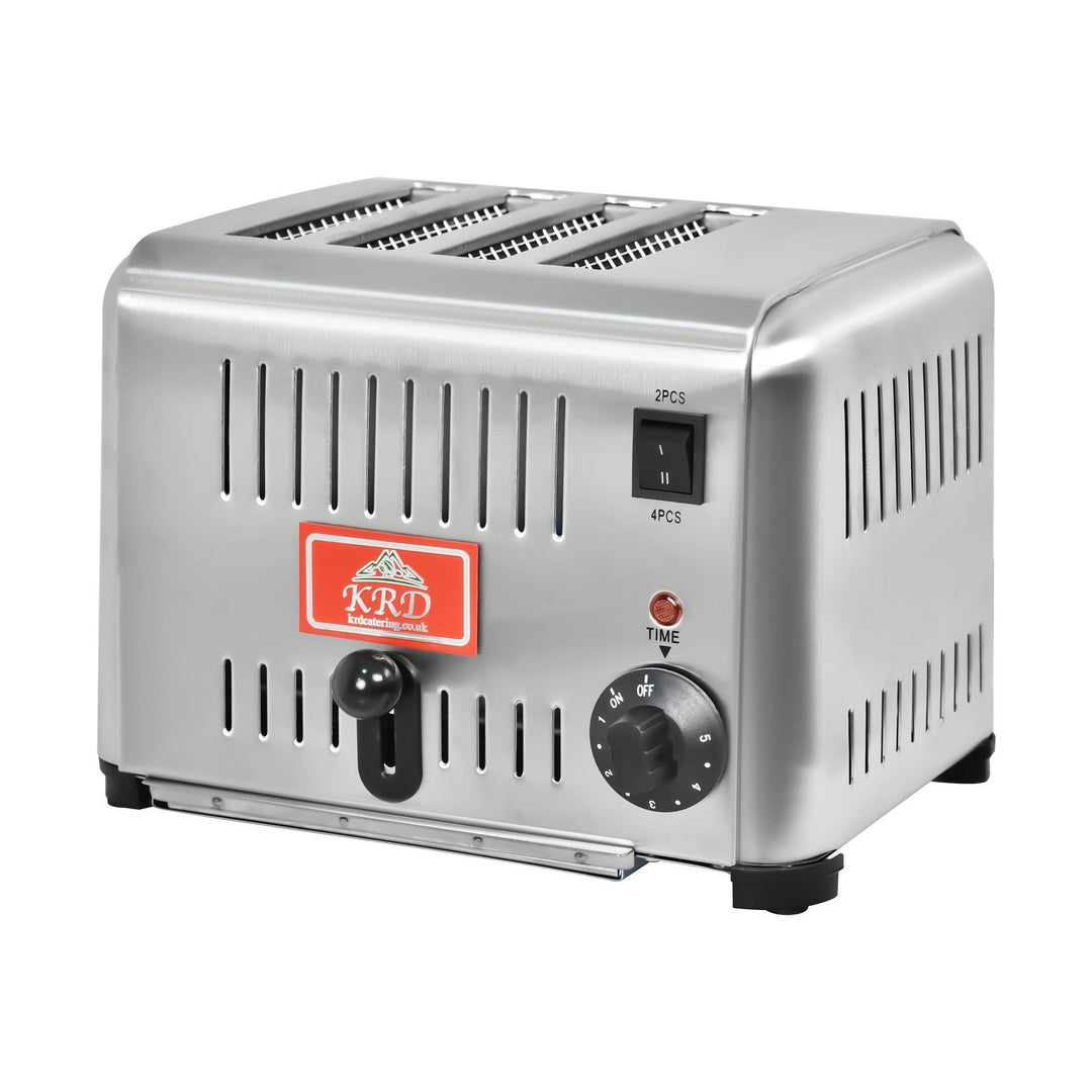 KRD Commercial 4 Slice Toaster Electric stainless steel KR-4ATS