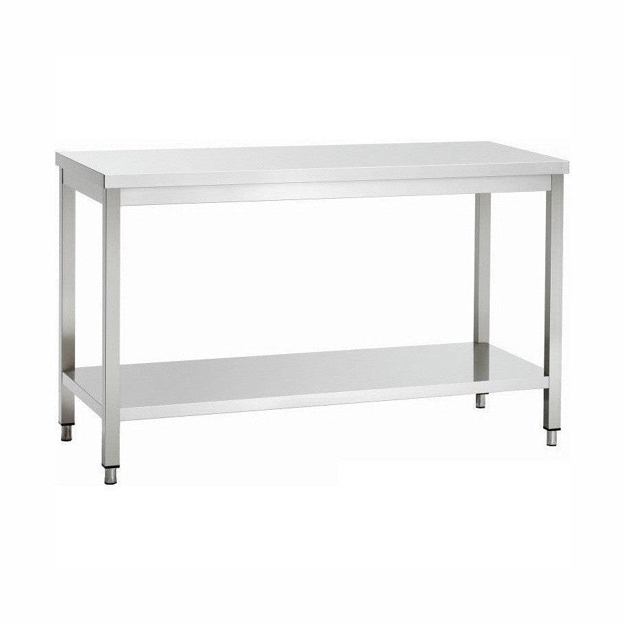 KRD Professional Work table Stainless steel Bottom shelf 1800x700x850mm THATS187