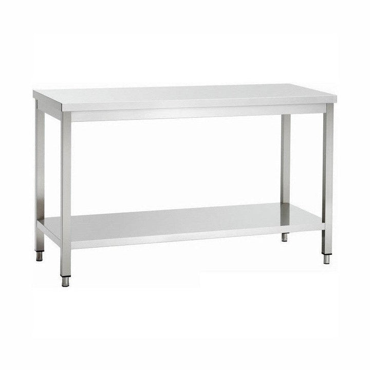 KRD Professional Work table Stainless steel Bottom shelf 1800x700x850mm THATS187