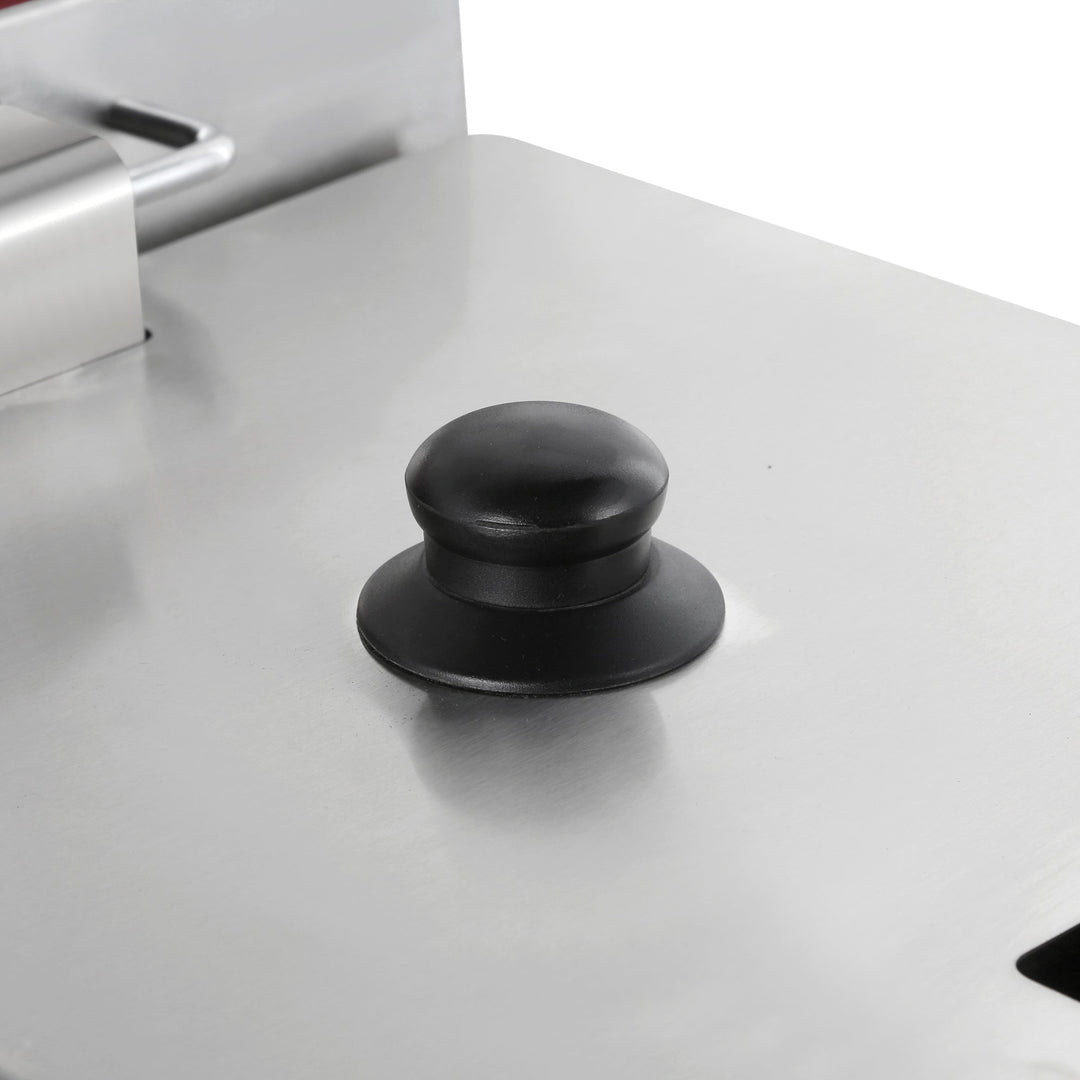 KRD Commercial Fryer Double Electric 2x11 litre 7kW Countertop EF11L2