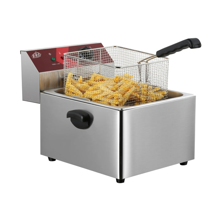 KRD Commercial Fryer Single Electric 8 litre 3.25kW Countertop EF8L