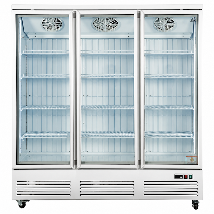 KRD 1430L Upright Display Freezer 3 Hinged Glass Doors 188cm RD-1430M3WP