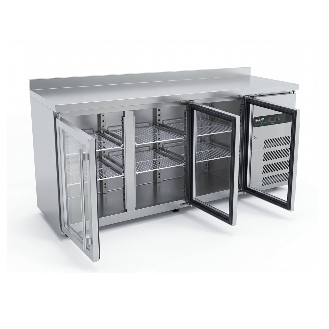 KRD Commercial Refrigerated Stainless steel counter GN3200TNG