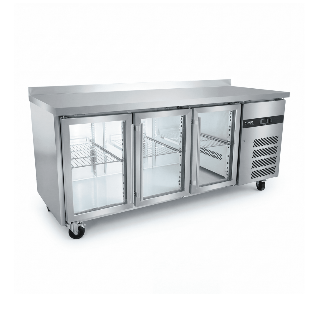 KRD Commercial Refrigerated Stainless steel counter GN3200TNG