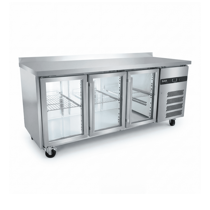 KRD Commercial Refrigerated Stainless steel counter GN3200TNG