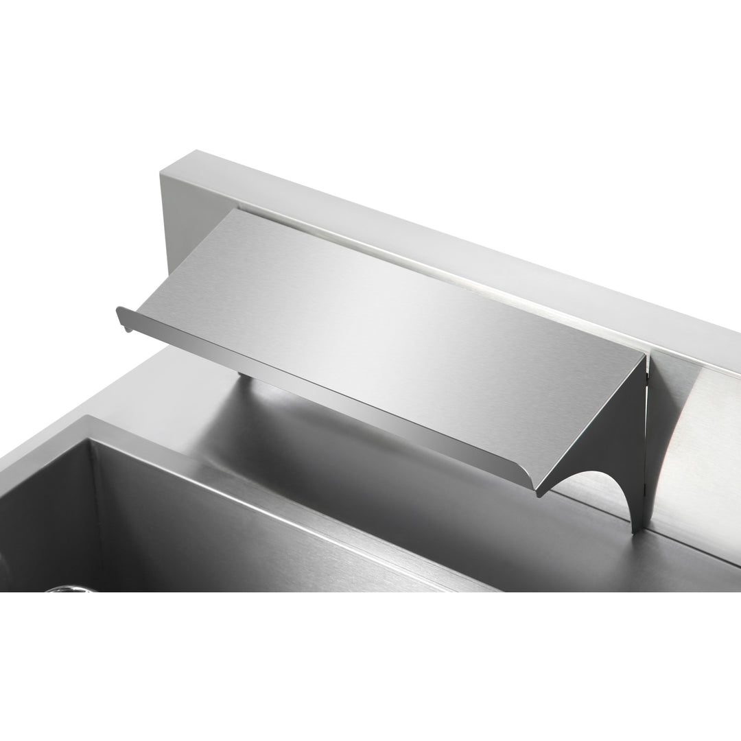 KRD Professional Stainless Steel Breading Table with Upstand HBT1000
