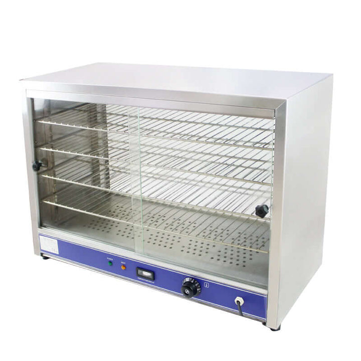 KRD Commercial Hot display case Pie warmer 4 shelves Countertop 1500W HBW805