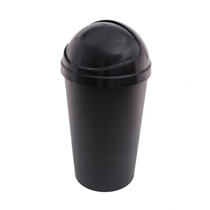 50L Plastic Kitchen Waste Bin with Roller Bullet Top Lid