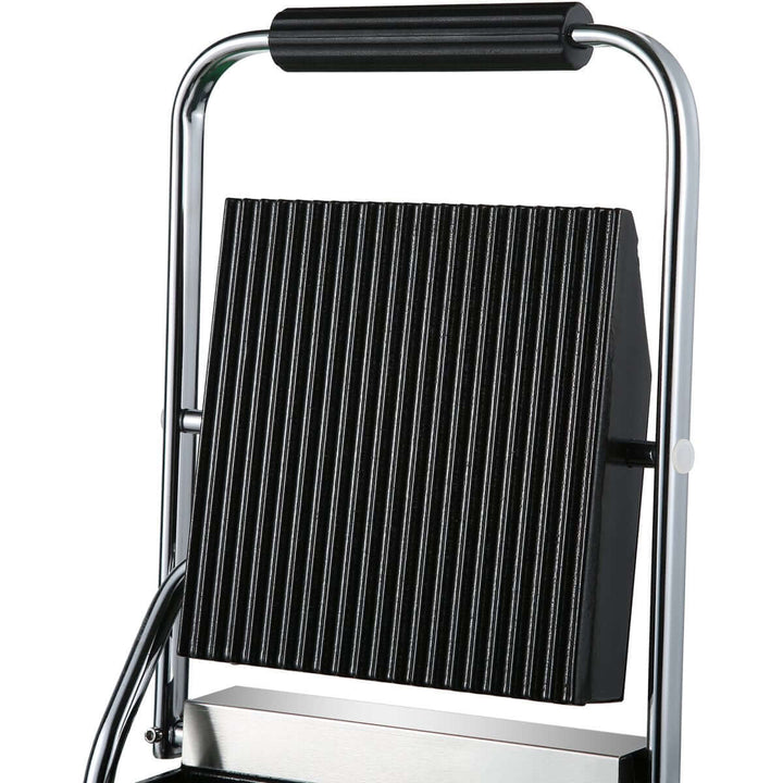 KRD Heavy Duty Panini Contact grill Single Ribbed 1.8kw