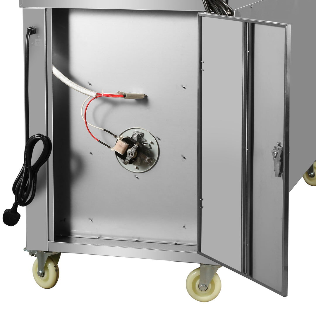 KRD Professional Hot Cupboard with 2 Tier Heated Gantry 120cm