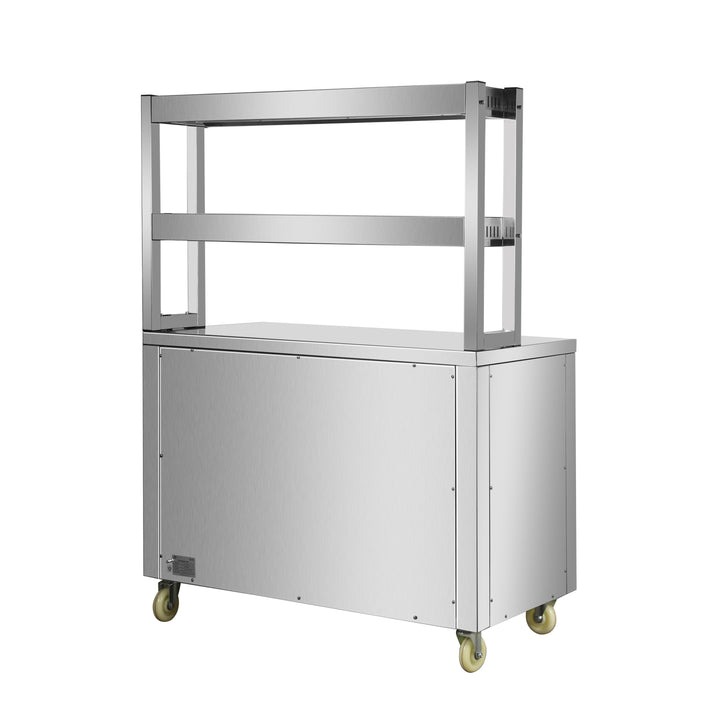 KRD Professional Hot Cupboard with 2 Tier Heated Gantry 120cm