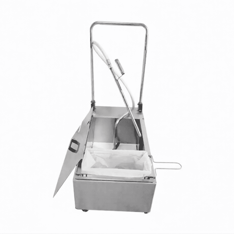 KRD Commercial Mobile Oil Filter Cart 48 Litres 420x885x920mm LYC03