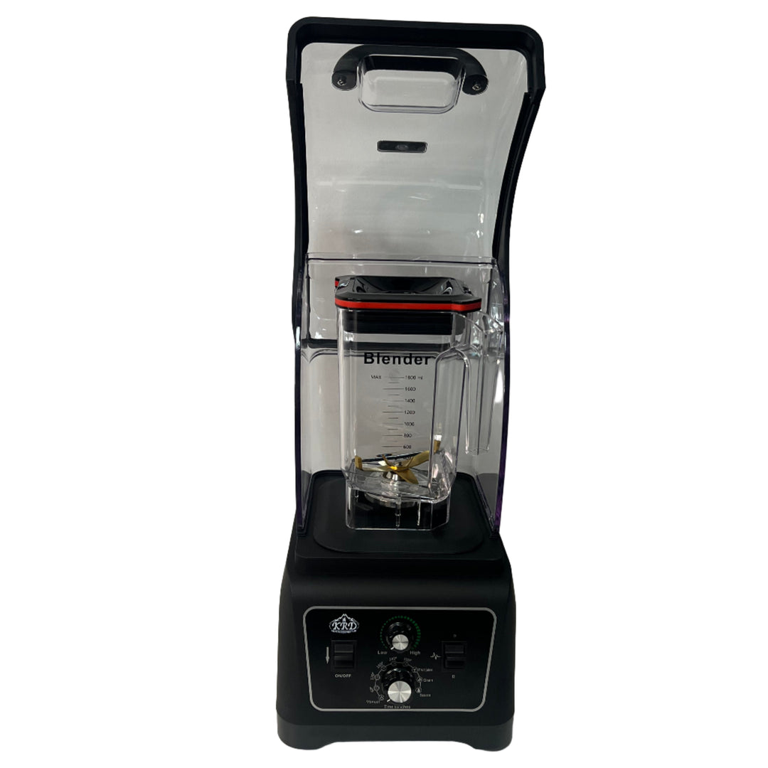 KRD Professional Blender 1.8 Litres 2200w Manual Control with clear jar and control panel
