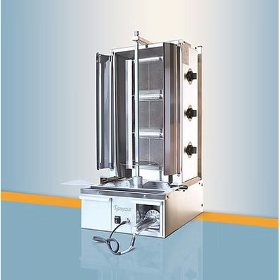 EasyCut Short 3 Burner Integrated Gas Kebab Machine 70kg Capacity I3G