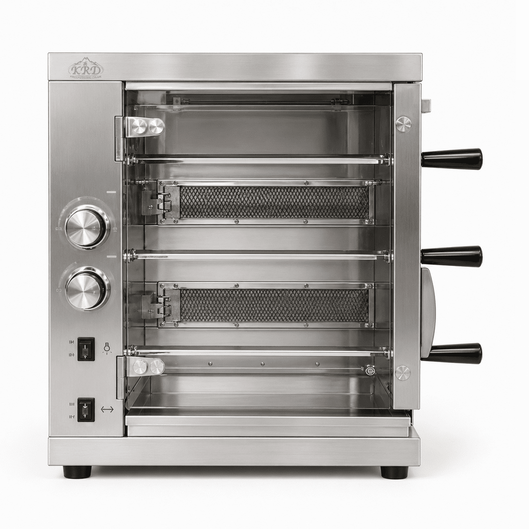 KRD Commercial Gas Chicken Rotisserie Oven 3 spit 10 chickens KY-3B