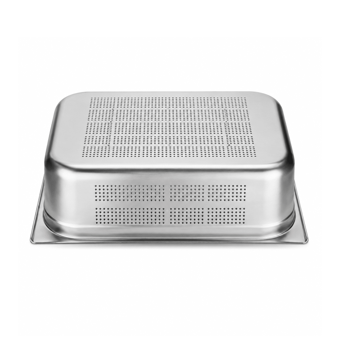 Stainless Steel Perforated Gastronorm Pan GN 1/1 Depth 150mm