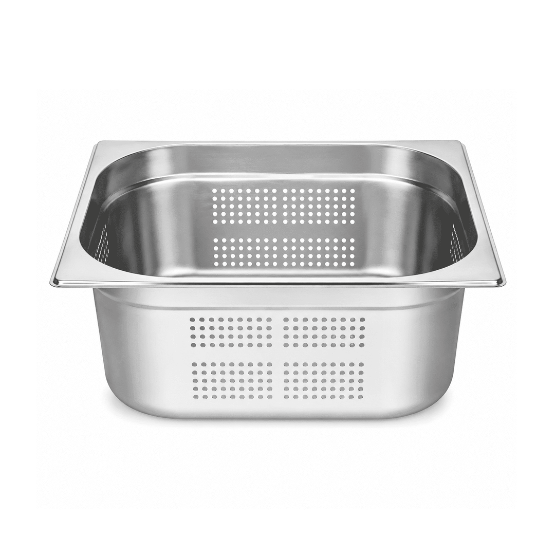 Stainless Steel Perforated Gastronorm Pan GN 1/2 Depth 150mm
