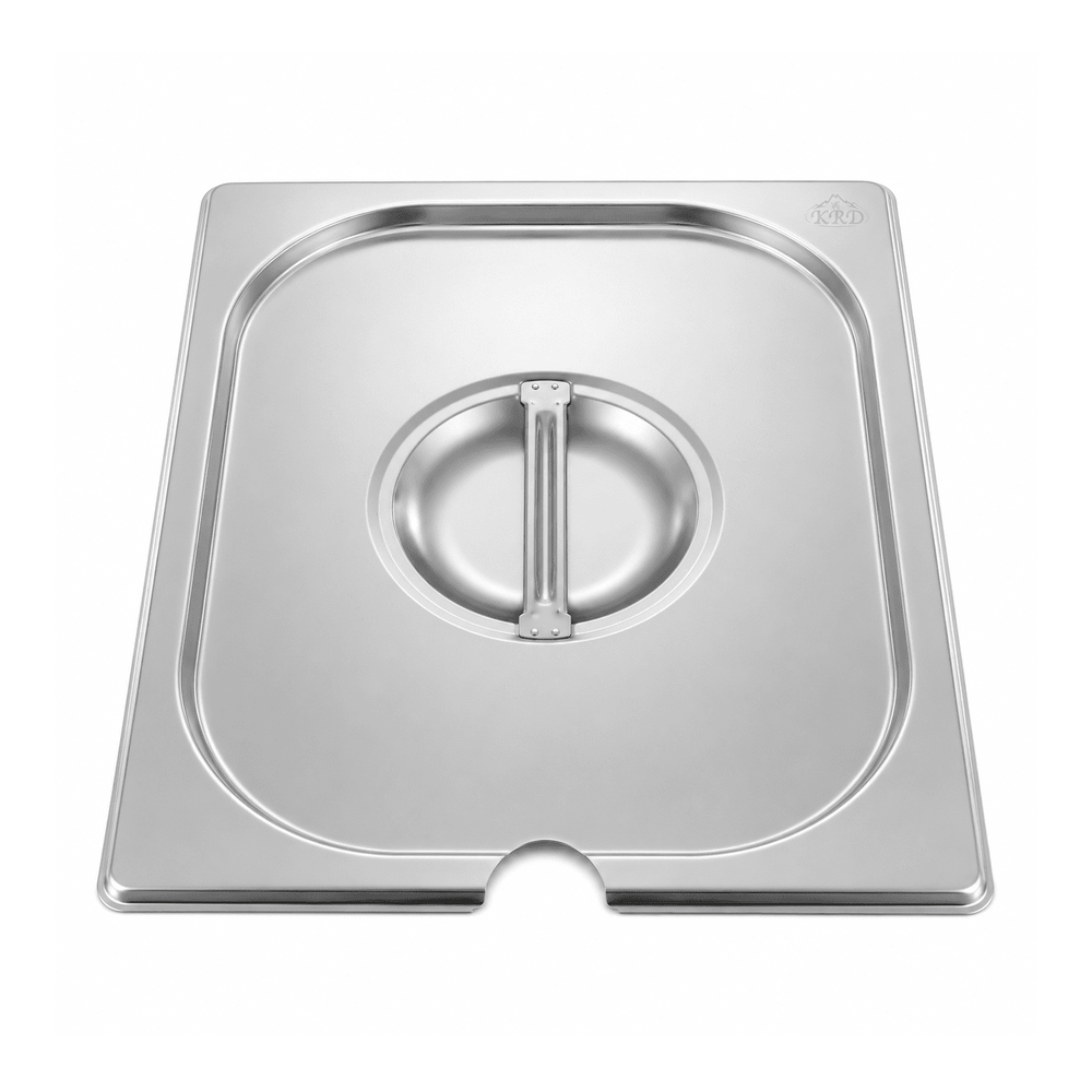 Stainless Steel Notched Gastronorm Lid GN 1/4