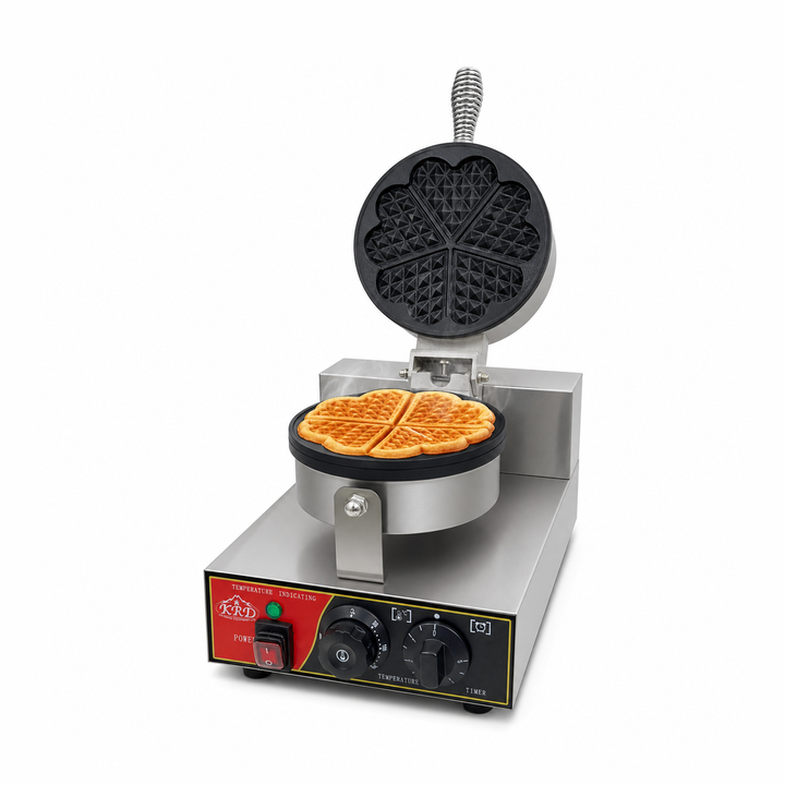 KRD Heart Waffle Maker Single Plate 5 Heart 1200W KR-HW5