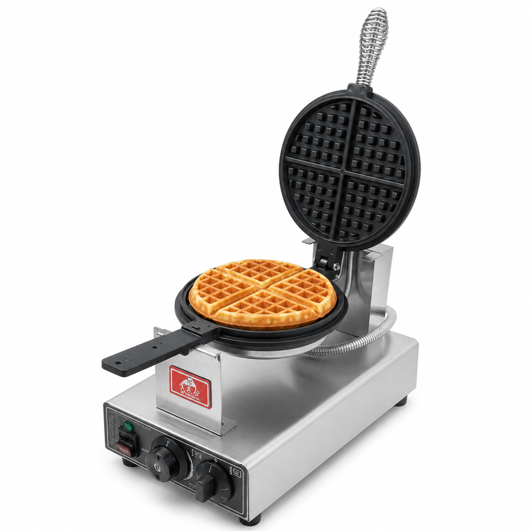 KRD Heavy Duty 1-Plate electric waffle machine 1400W KR-WM-1A