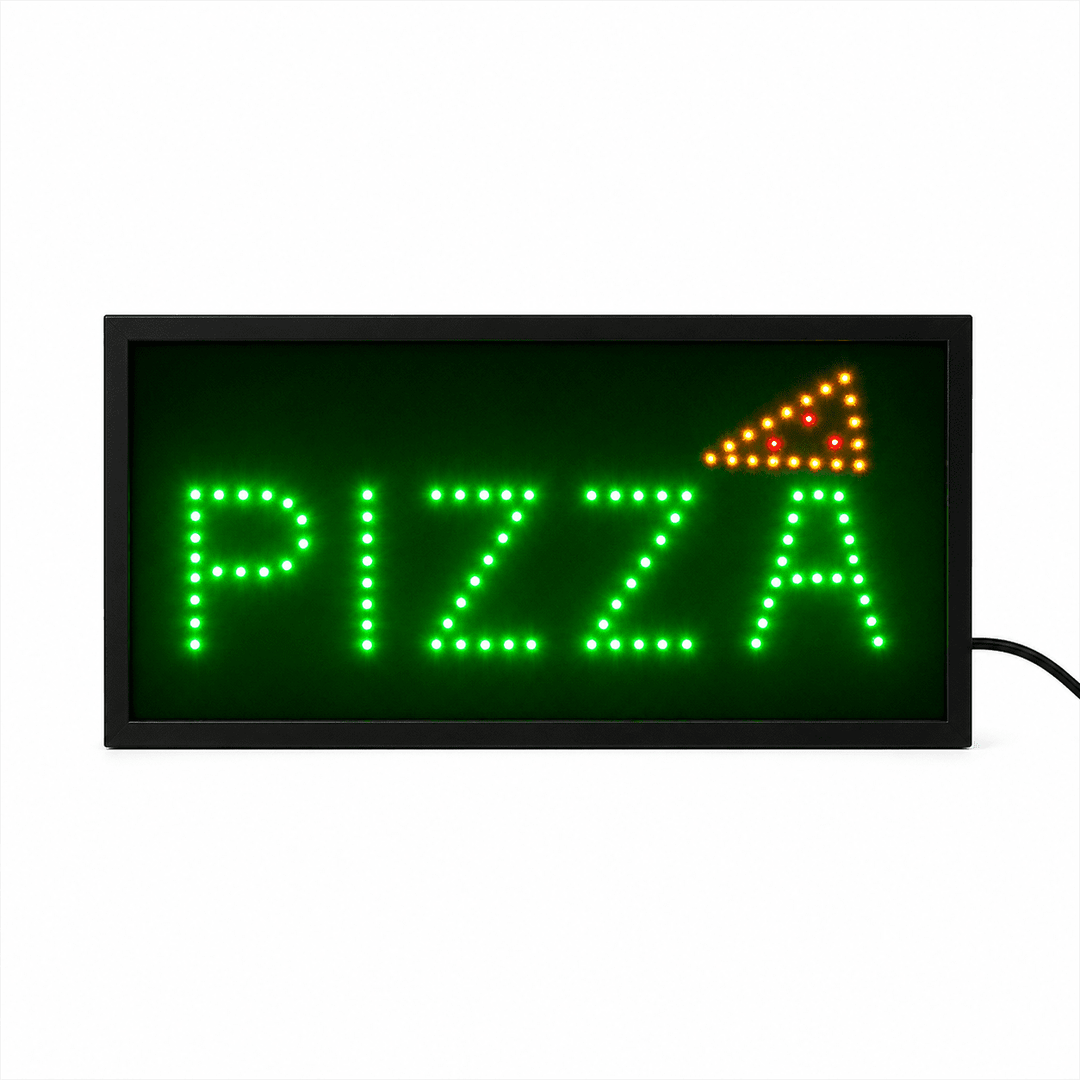 LED sign with &