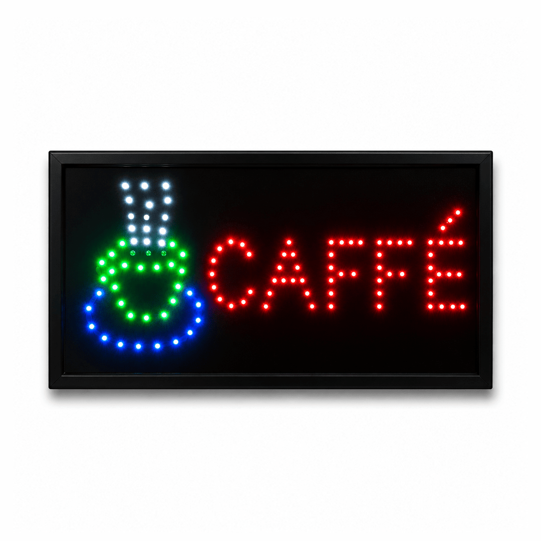 KRD LED CAFFE Sign Flashing Shop Window Display TL-193