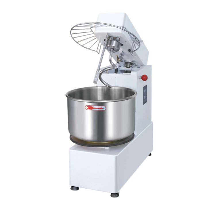 KRD Professional Spiral Dough Mixer 20 litres Liftable head Removable bowl 2 speeds 1 phase HS20T