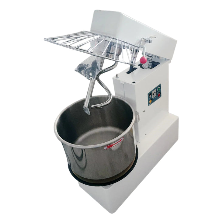 KRD Professional Spiral Dough Mixer 40 litres Liftable head Removable bowl 2 speeds 230V/1 phase HS40T