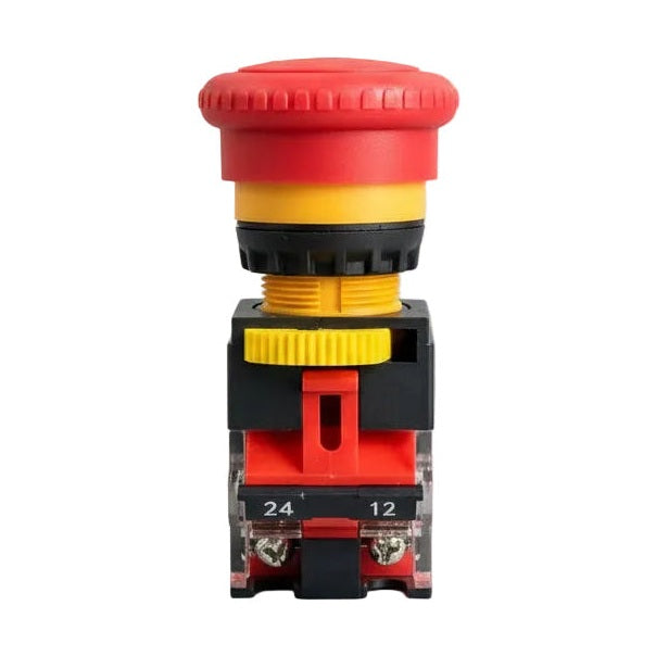 KRD Spiral Mixer Emergency Stop Button Rotary Switch Manual Tools Industrial Hardware Red 10A 415V